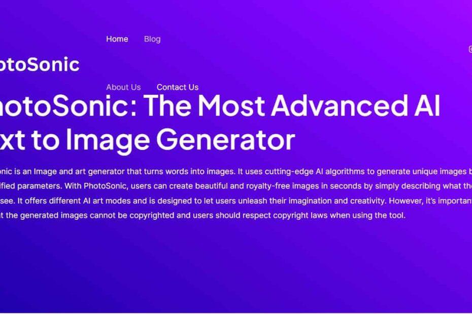 PhotoSonic
